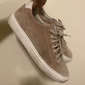 Bruncello Cucinelli Airsole Suede Low-Top Sneakers